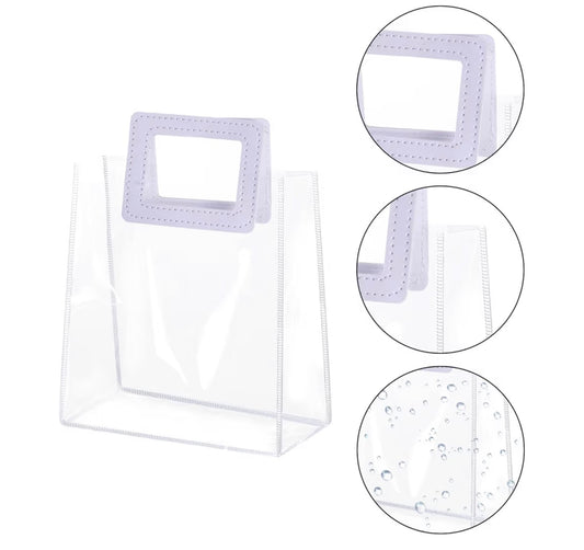 Clear purse gift bag